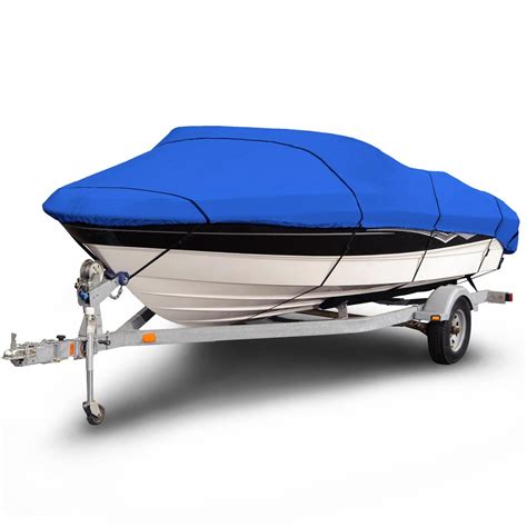 The Budge Sportsman 1200 Denier Boat Covers, B-1200-X5 provides all weather protection for your V-Hull Runabout Boat. . Budge boat covers